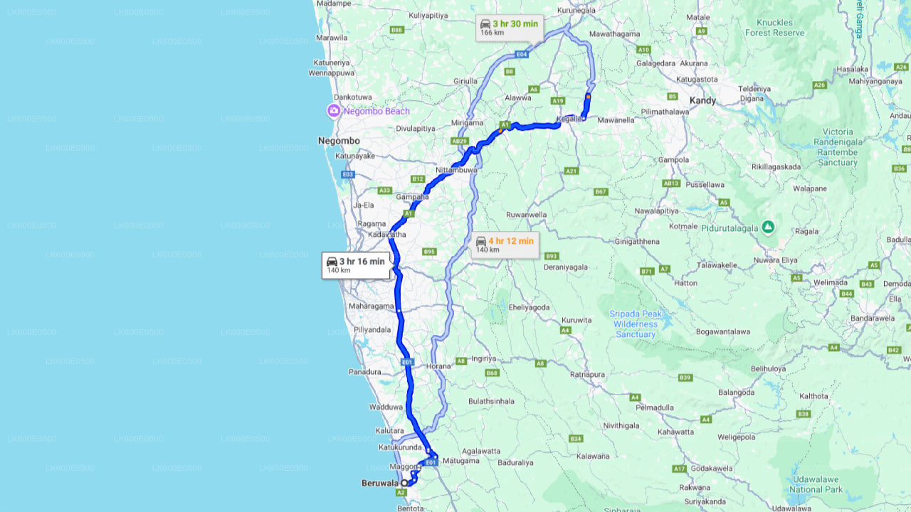 Pinnawala Elephant Orphanage from Beruwala