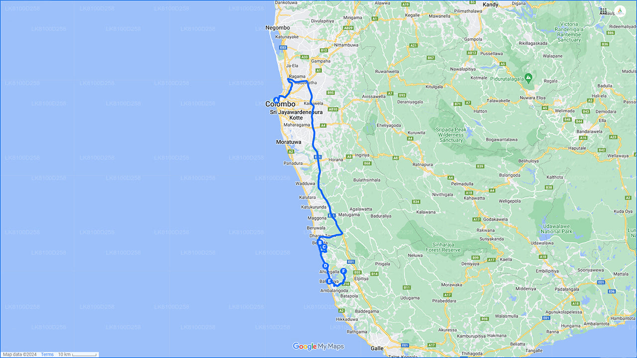 Bentota City Tour from Colombo Seaport