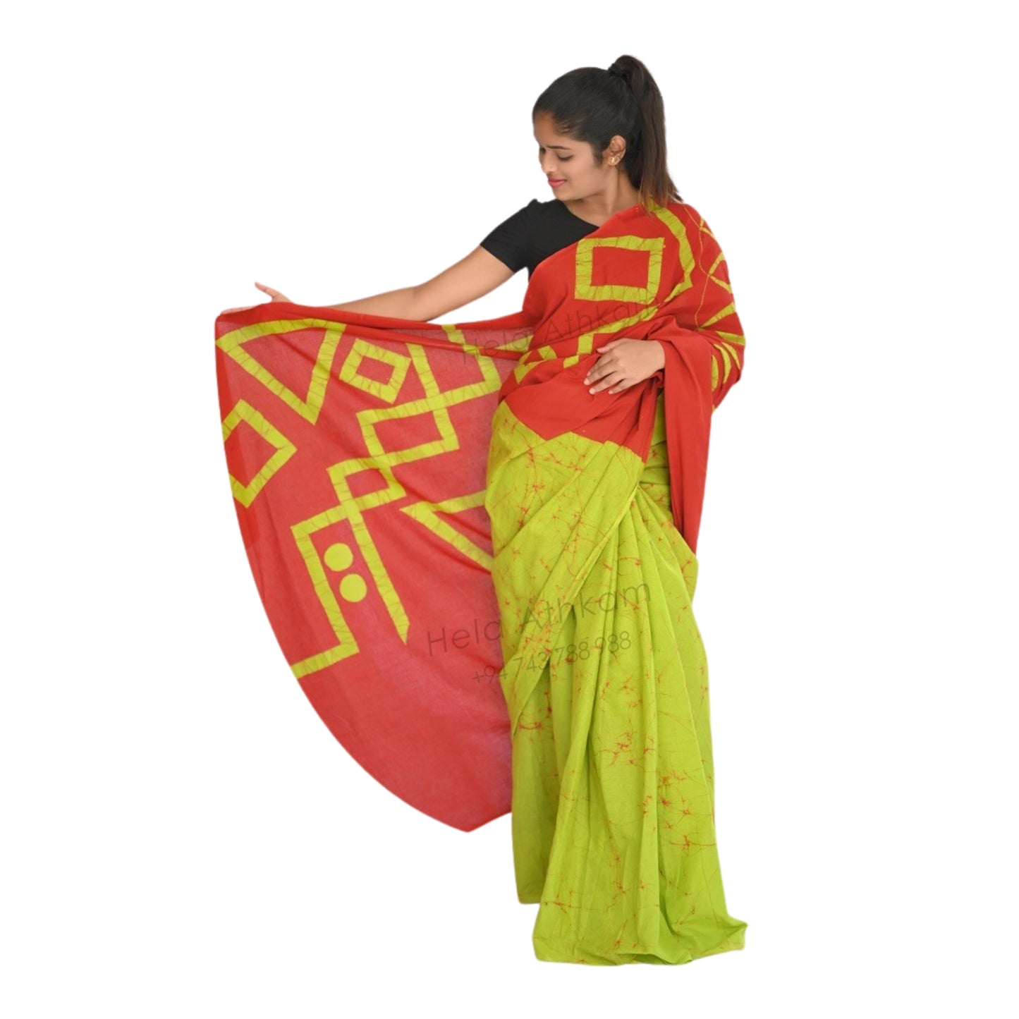 Lakpura Batik Saree (Design S221)