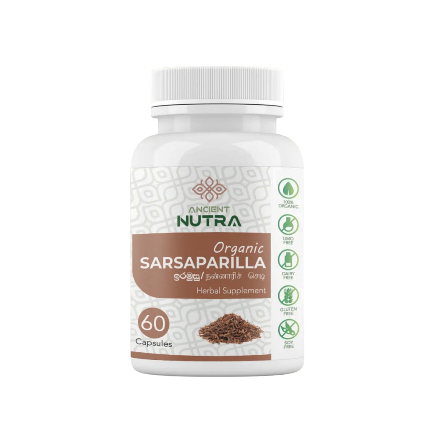 Ancient Nutra Sarsaparilla (60 Capsules)