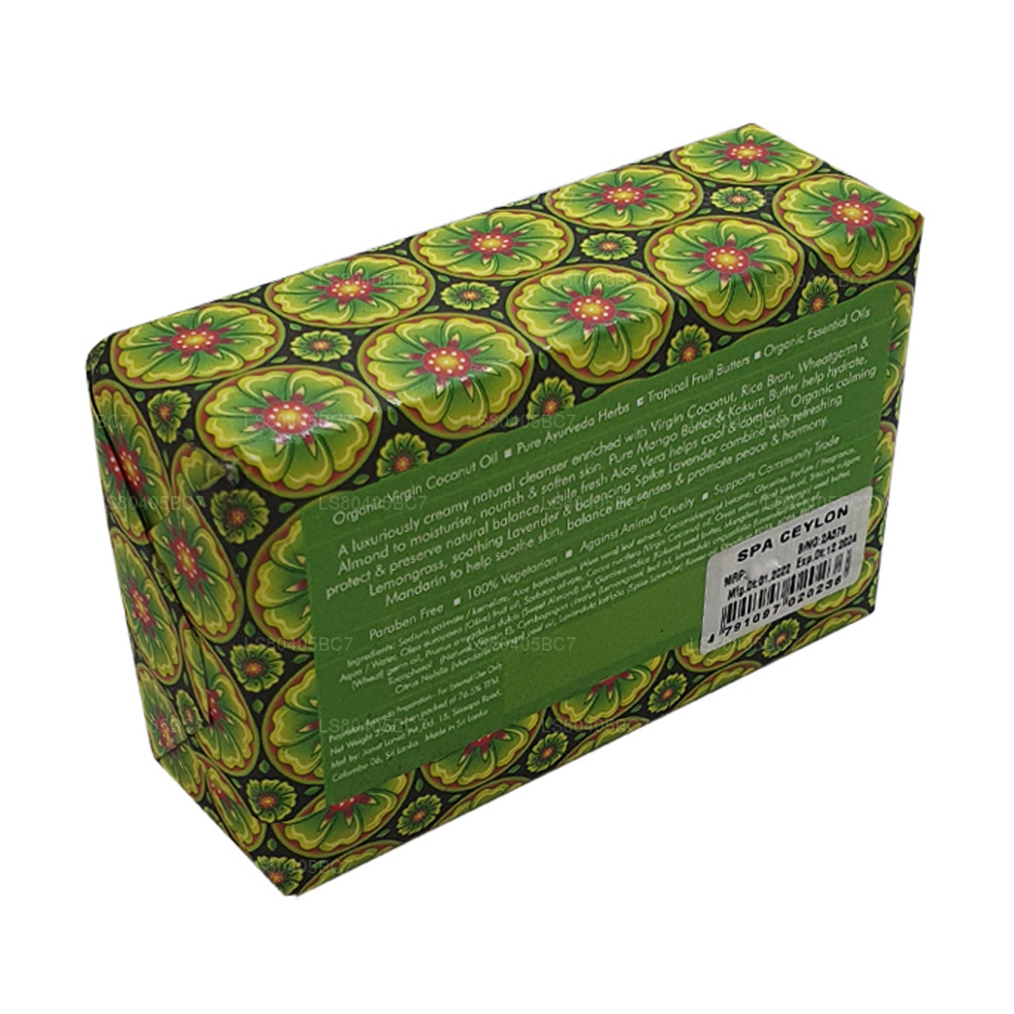Spa Ceylon Lemongrass Mandarin Luxury Soap (250g)