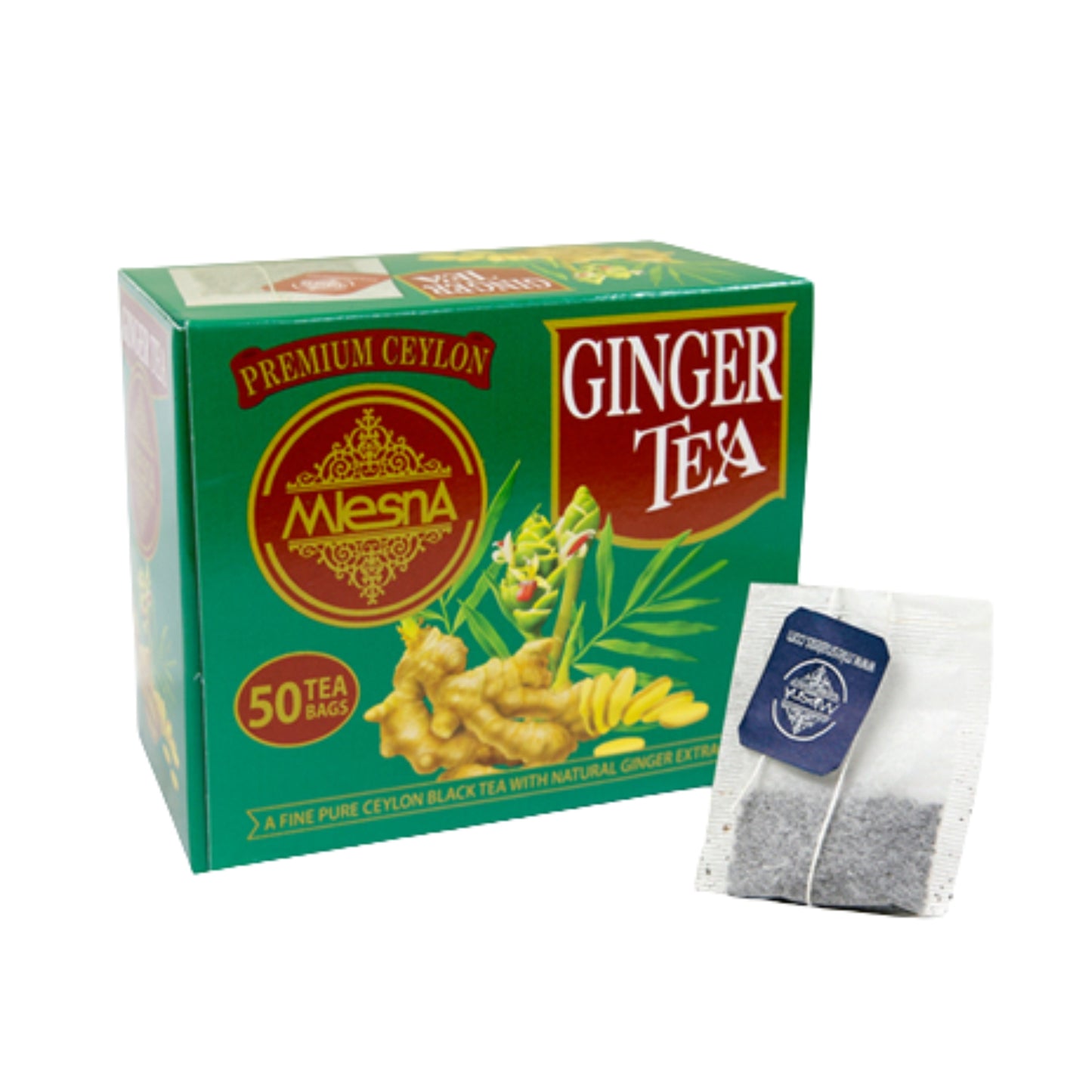 Mlesna Ginger Tea (100g) 50 Tea Bags
