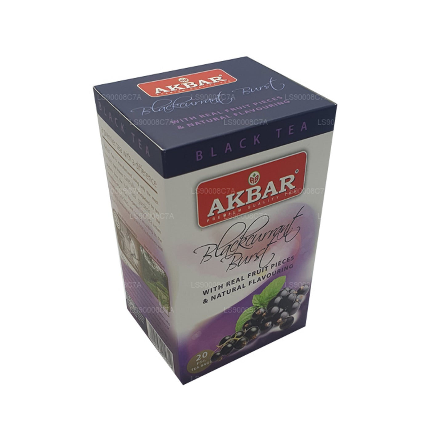 Akbar Blackcurrant Burst (40g) 20 Foil Tea Bags