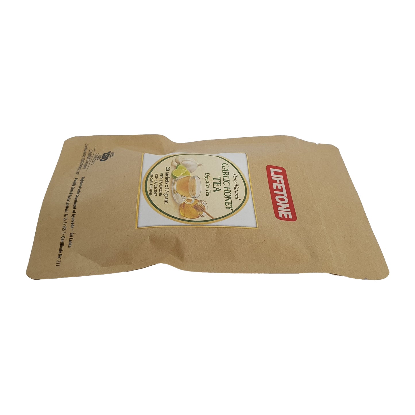 Lifetone Garlic Honey Tea (40g) 20 Tea Bags