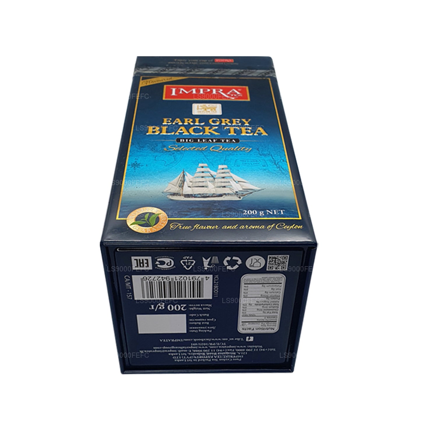 Impra Earl Grey Big Leaf (200g) Meatal Caddy