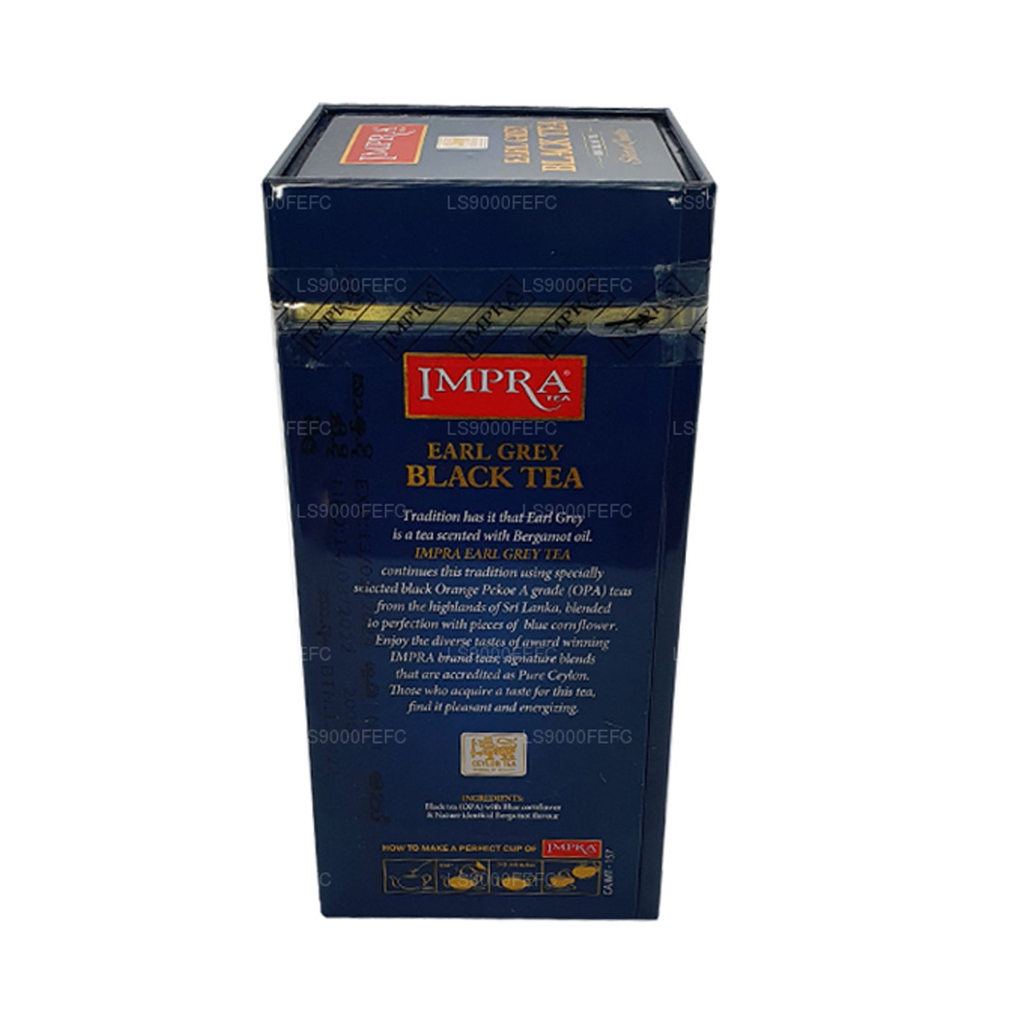 Impra Earl Grey Big Leaf (200g) Meatal Caddy