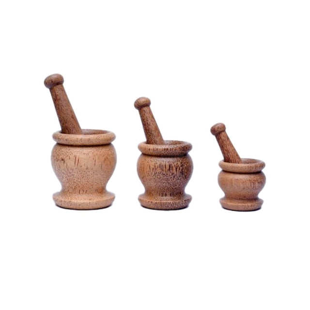 Lakpura® Wooden Motar and Pestle