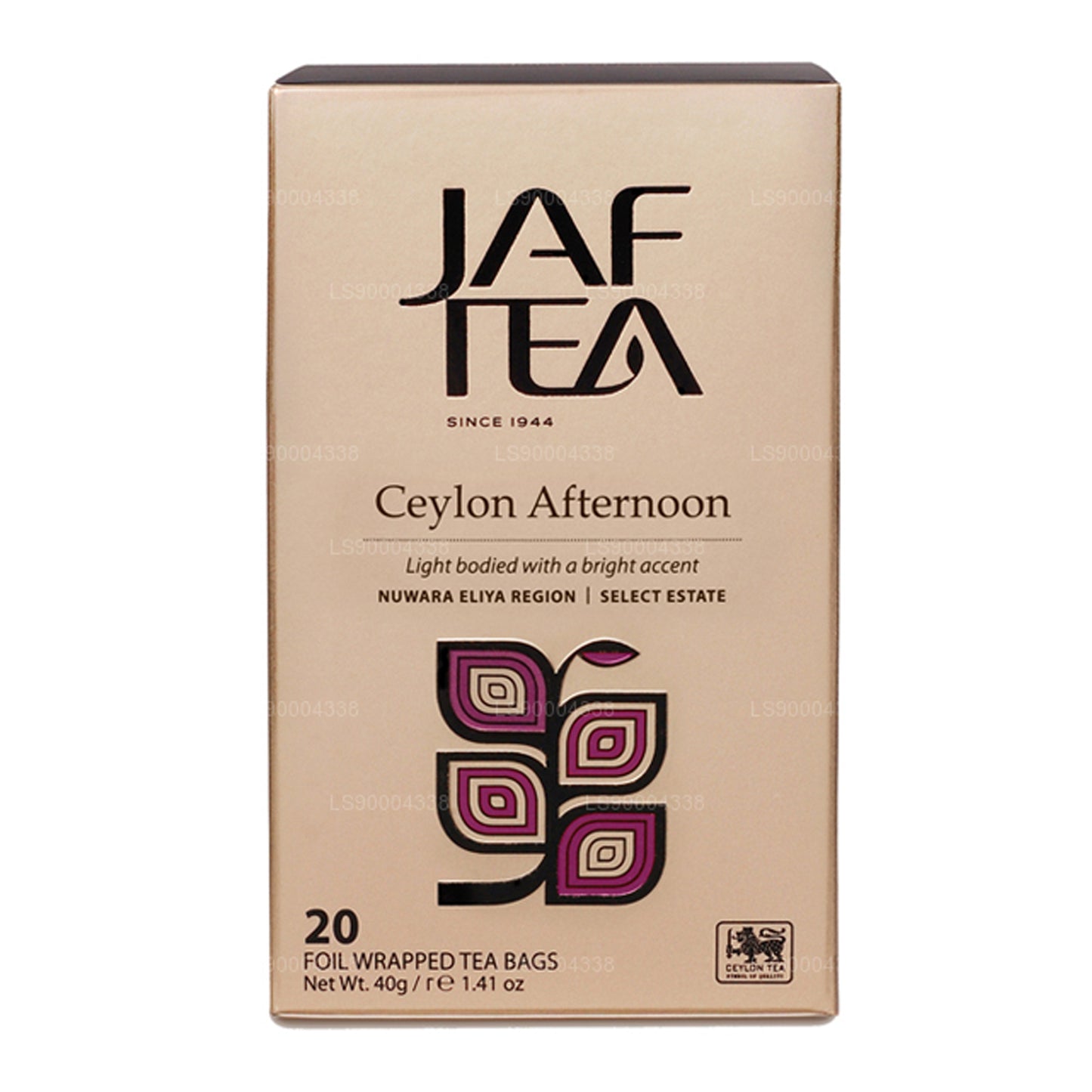 Jaf Tea Classic Gold Collection Ceylon Afternoon (40g) Foil Envelope 20 Tea Bags