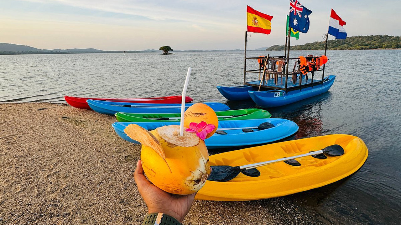 Blue Boat Kayaking from Kantale