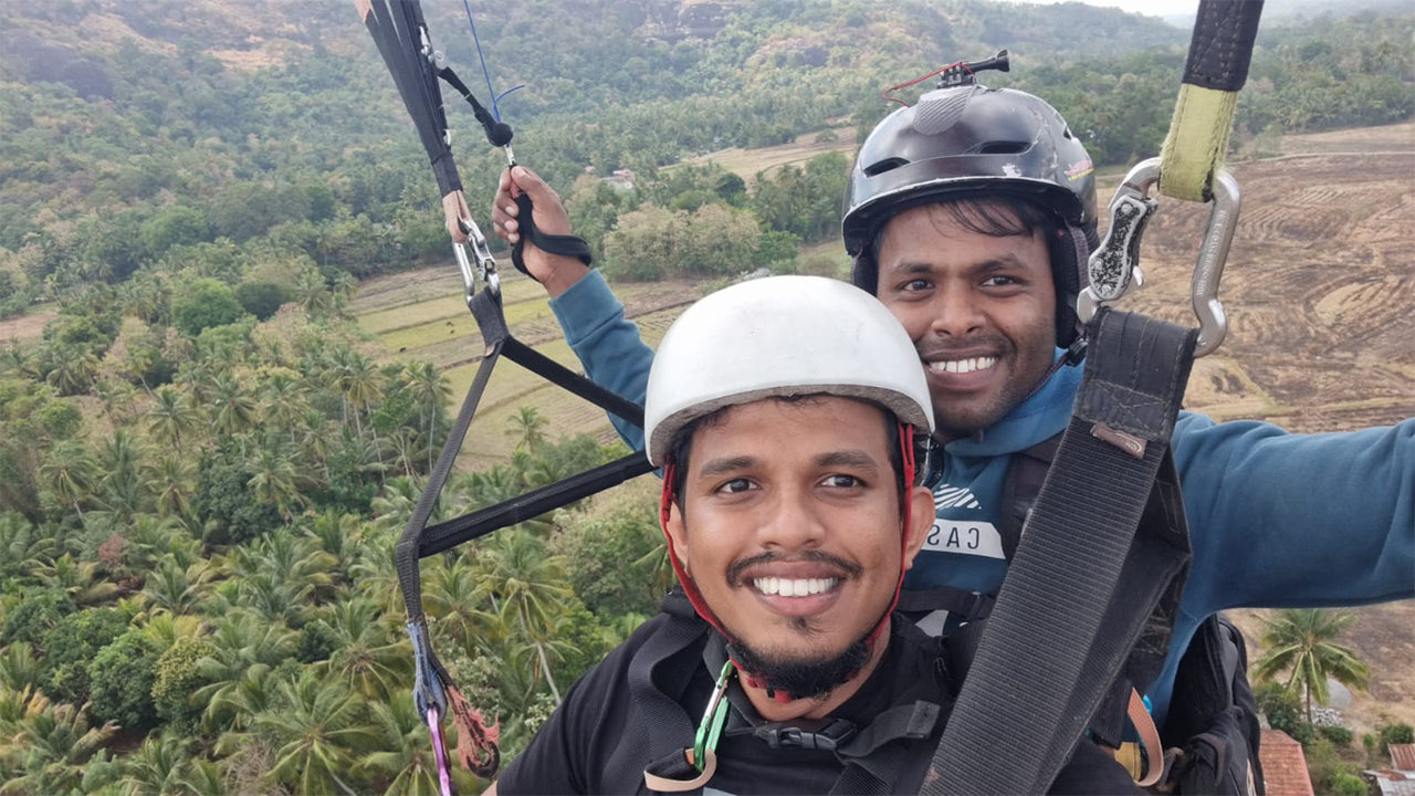 Paragliding from Kurunegala