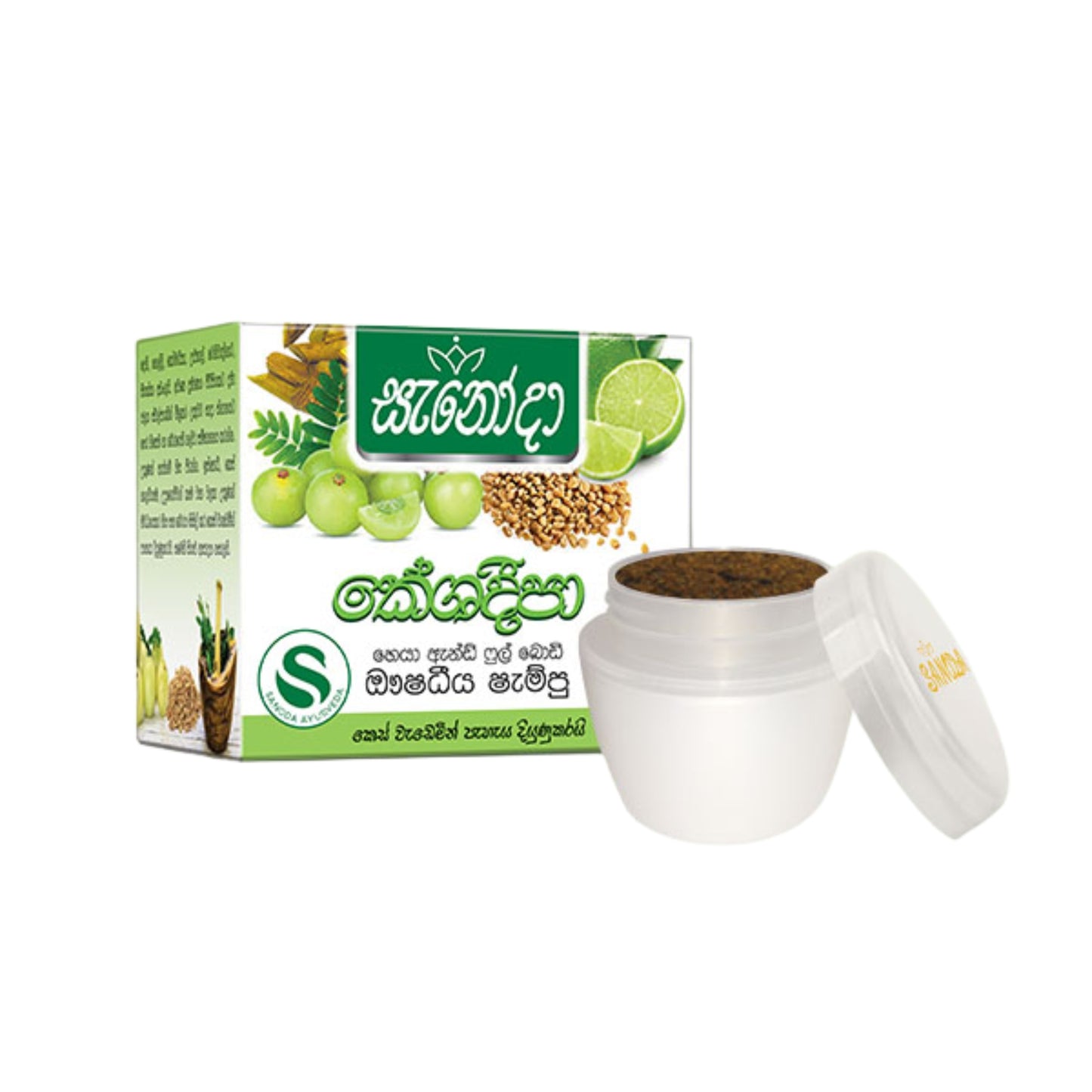 Sanoda Keshadeepa Hair & Full Body Herbal Shampoo (30g)