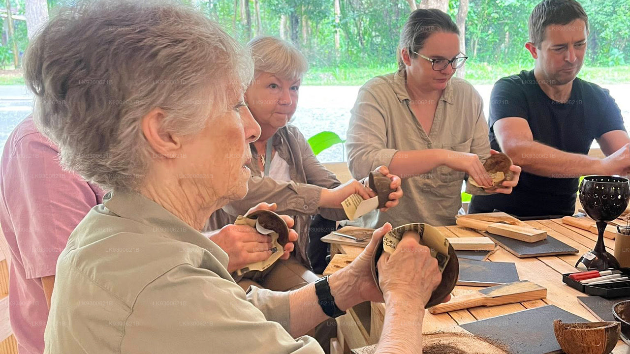 Hands-On Coconut Shell & Bamboo Crafting Experiences from Sigiriya