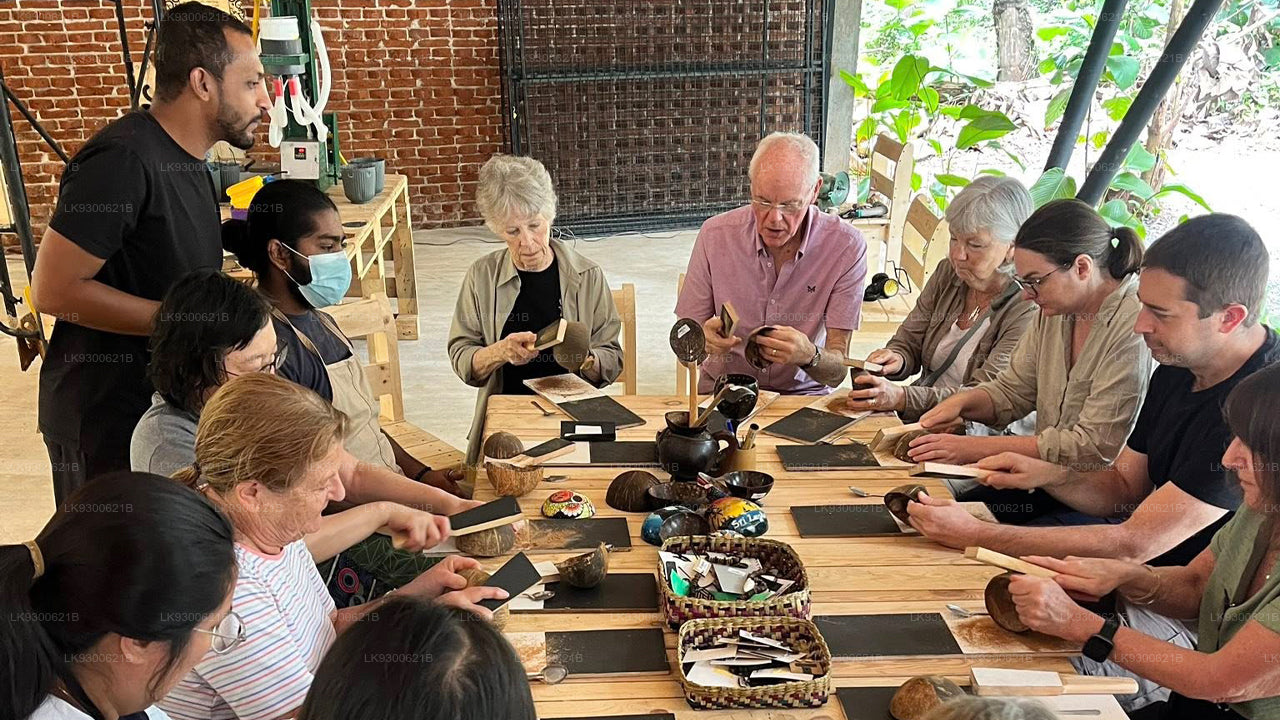 Hands-On Coconut Shell & Bamboo Crafting Experiences from Sigiriya