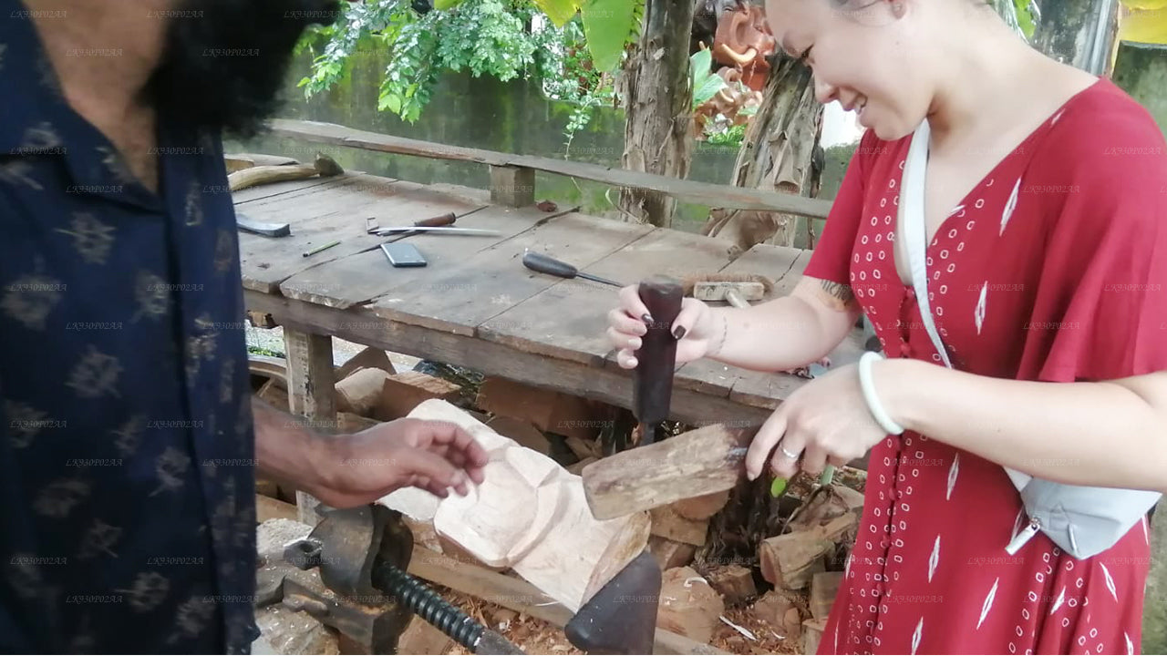 Mask Making Workshop from Weligama