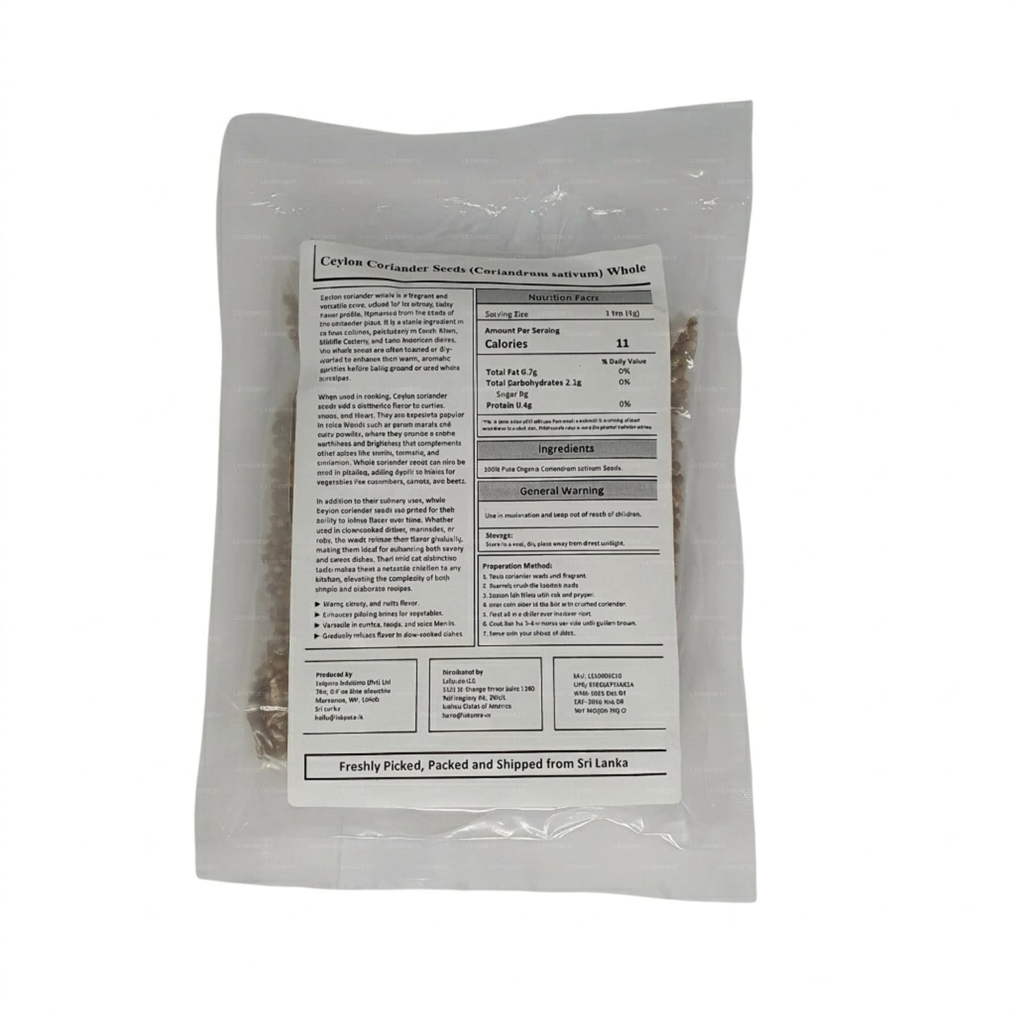 Lakpura® Coriander Seeds Whole