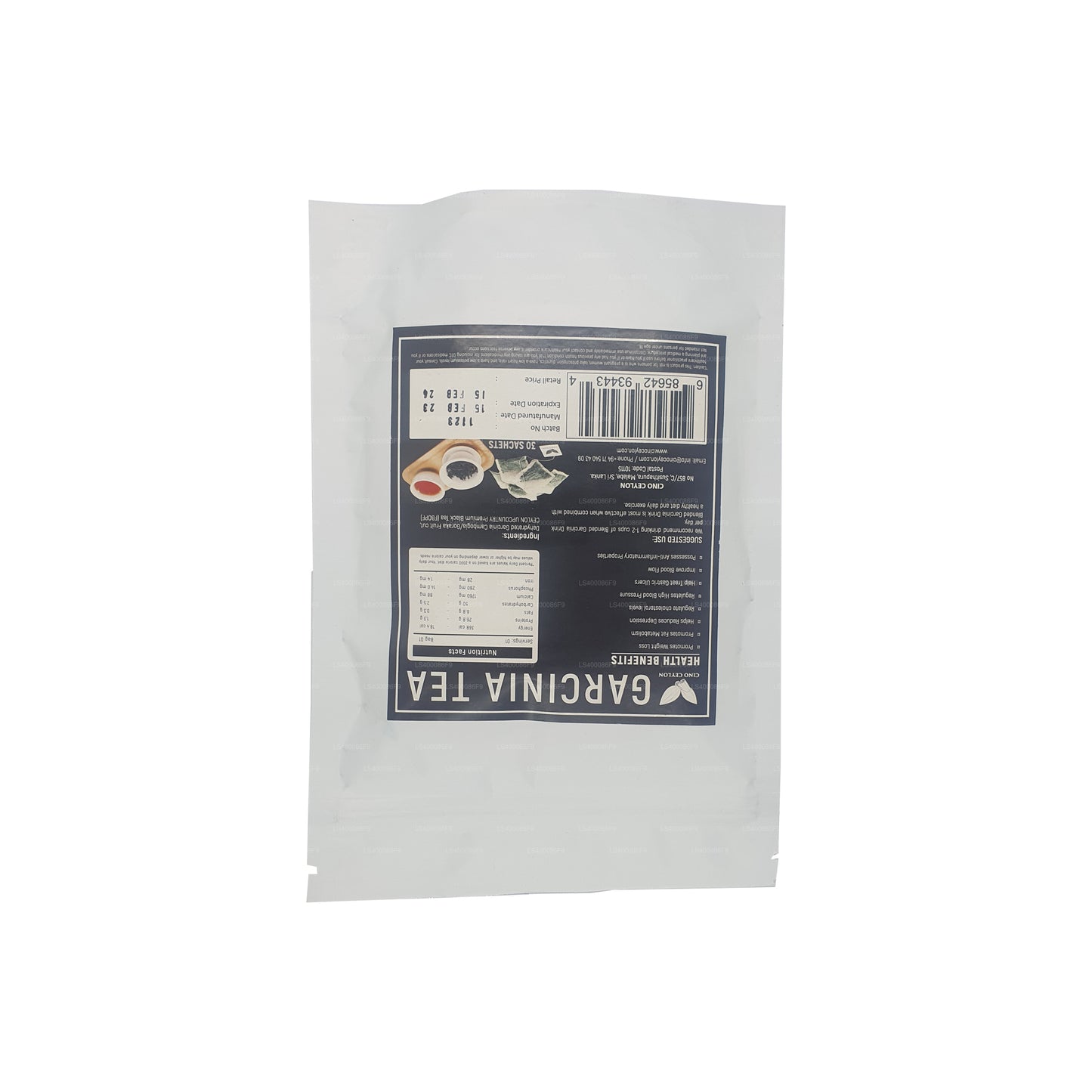 Cino Ceylon Garcinia Tea (30 Tea Bags)