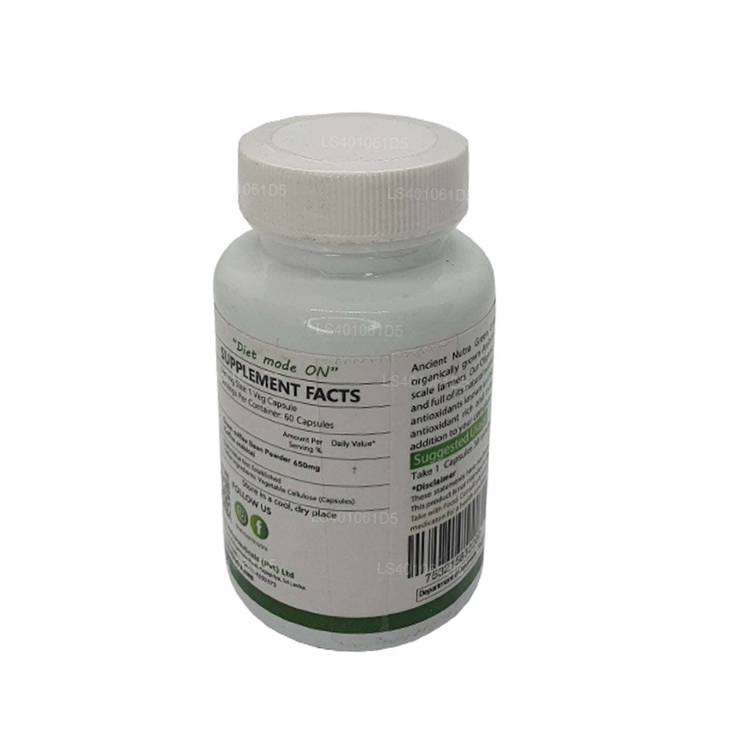 Ancient Nutra Green Coffee Bean (60 Capsules)