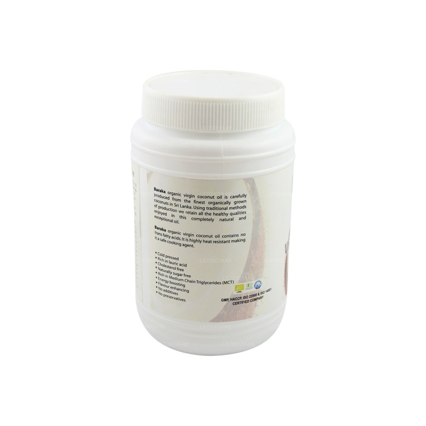 Baraka Virgin Coconut Oil (HDPE)