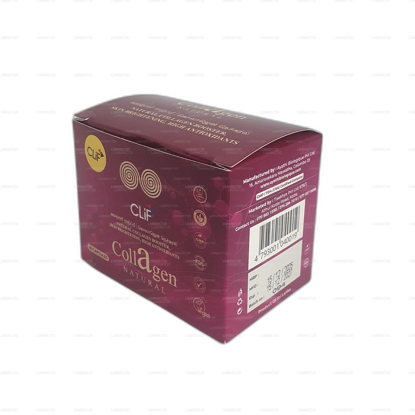 Clif Collagen Natural (60 Capsules)