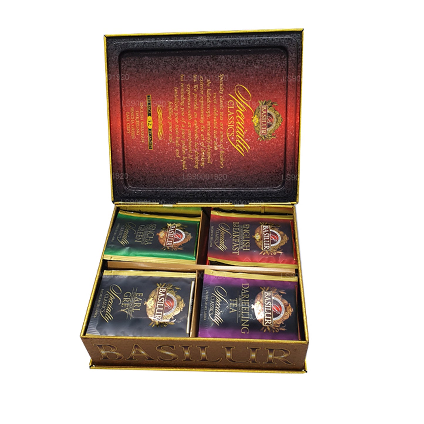 Basilur Tea Book "Specialty Classic Tin" (60g) Caddy