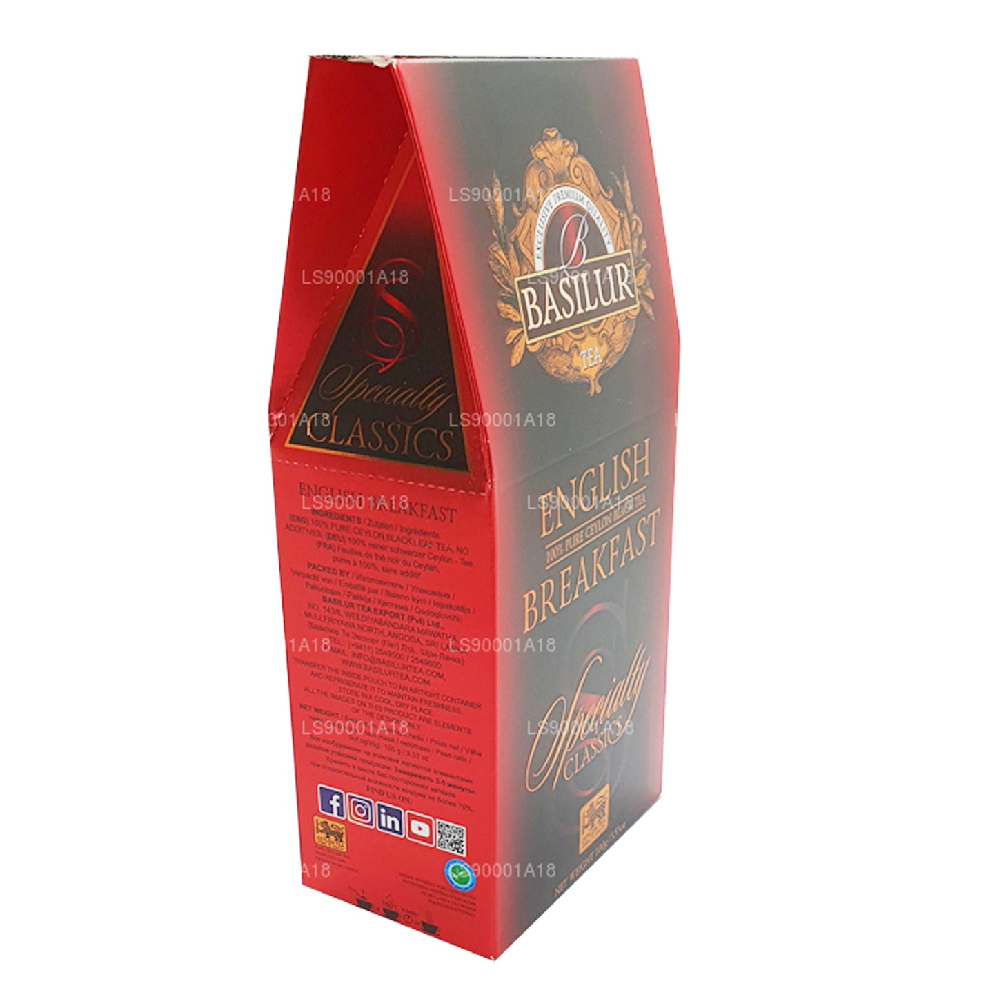 Basilur Specialty Classics English Breakfast (100g)