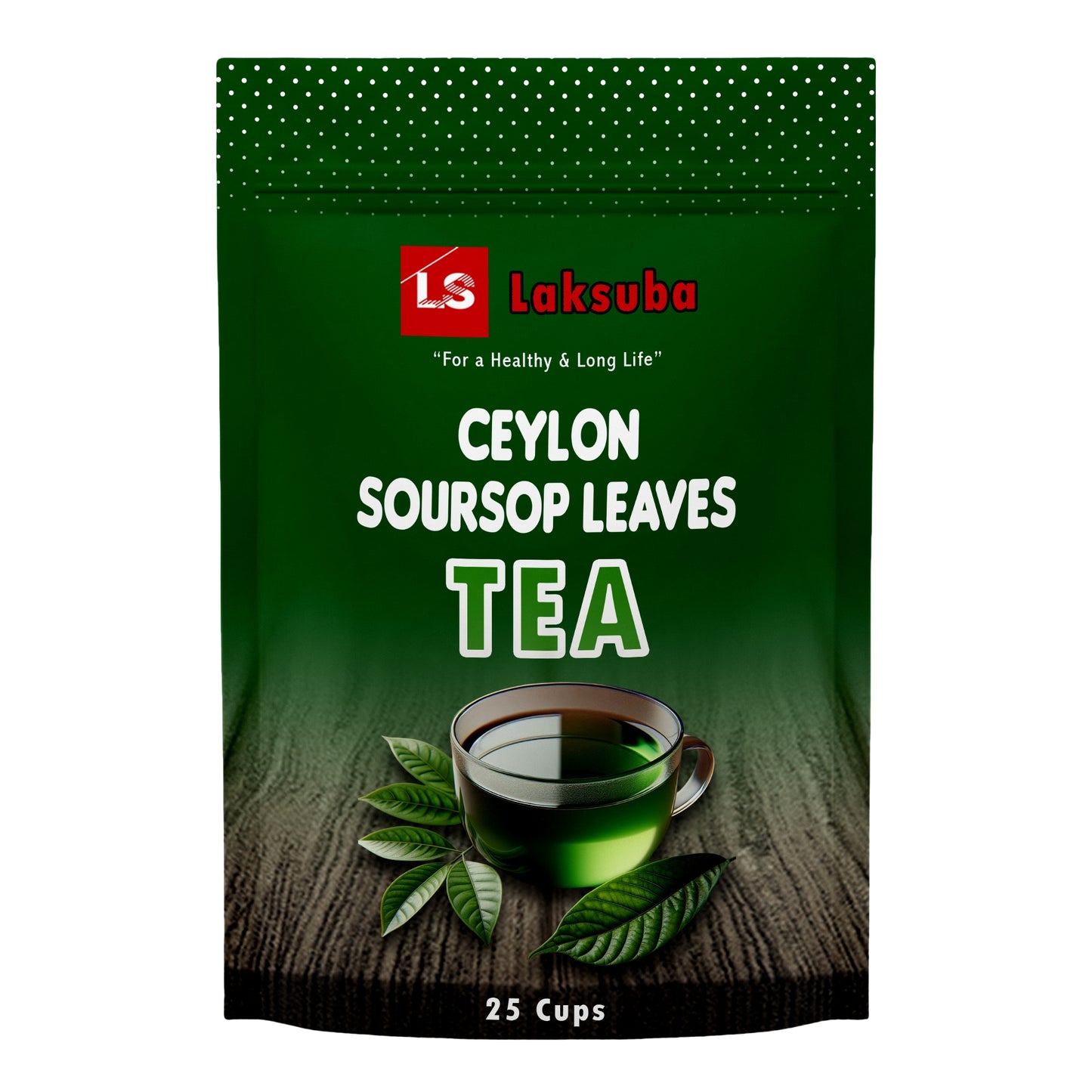 Laksuba Ceylon Soursop Leaves Tea (37.5g) 25 Tea Bags