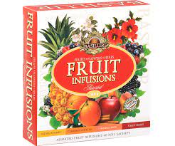 Basilur Ceylon Tea "Fruit Infusions" Assorted (80g) 40 Tea Bags