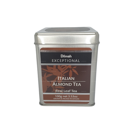 Dilmah Exceptional Italian Almond Tea (100g) Tin Caddy