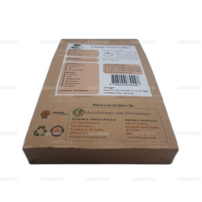 Lifetone Cassia Tora Coffee (40g) 20 Tea Bags