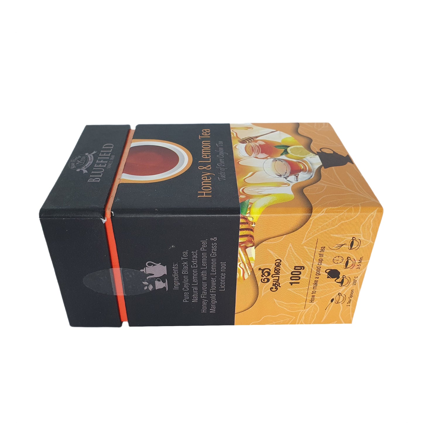 Bluefield Honey & Lemon Flavoured Tea (100g)
