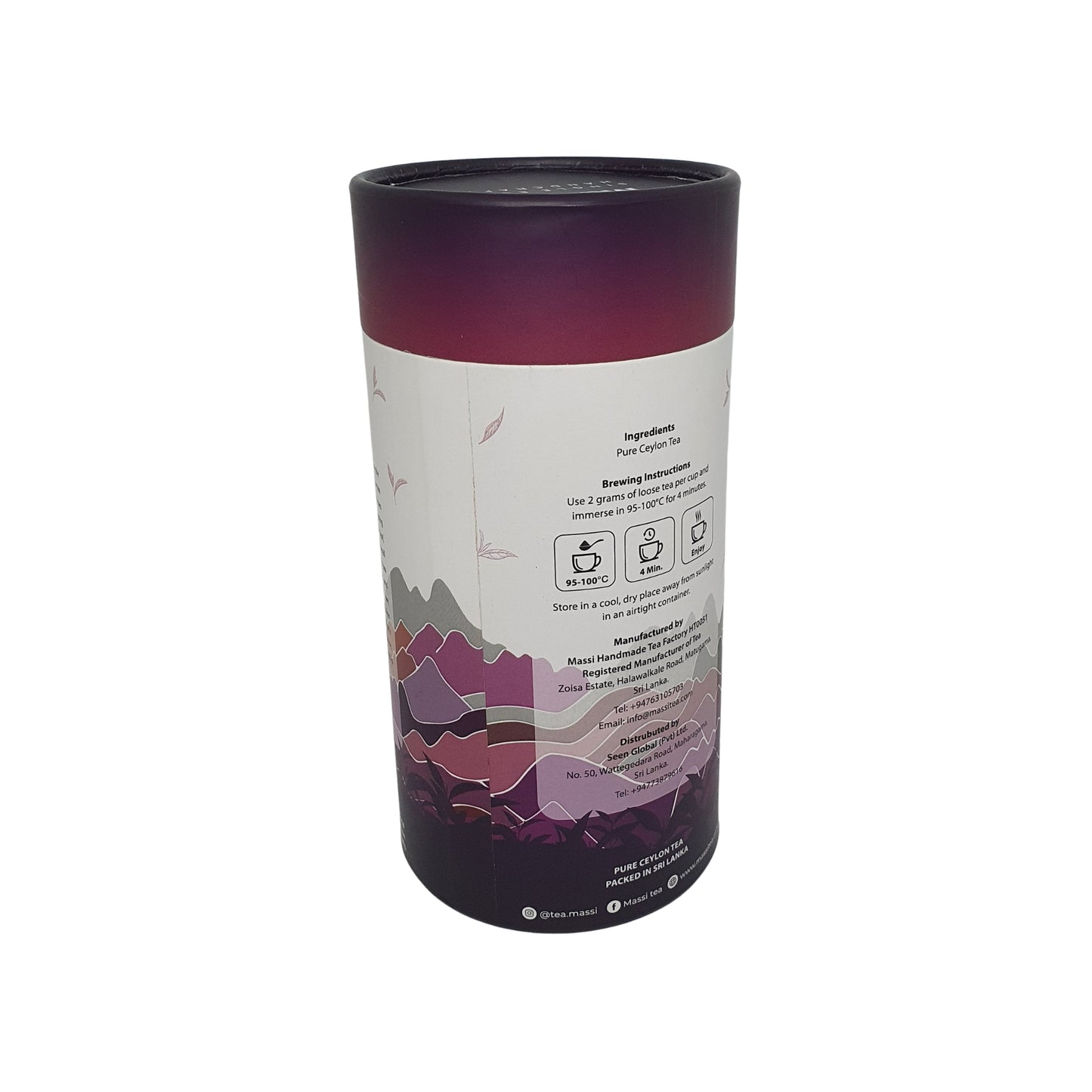 Massi Tea Single Estate Handcrafted Strong Black Tea (50g)