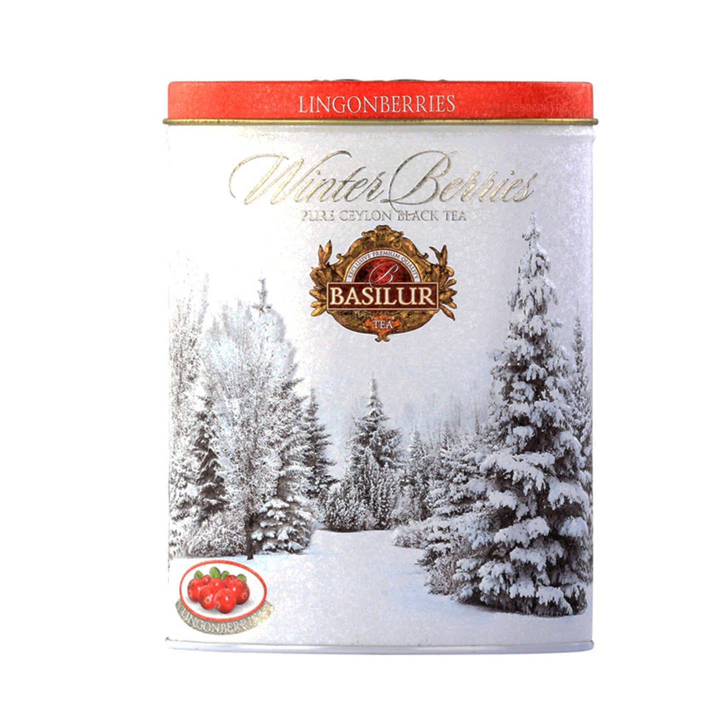 Basilur Winter Berries "Lingonberries" (100g) Tin