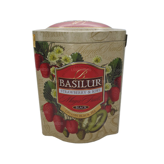 Basilur Strawberry and Kiwi Magic Fruits Tin Caddy (100g)