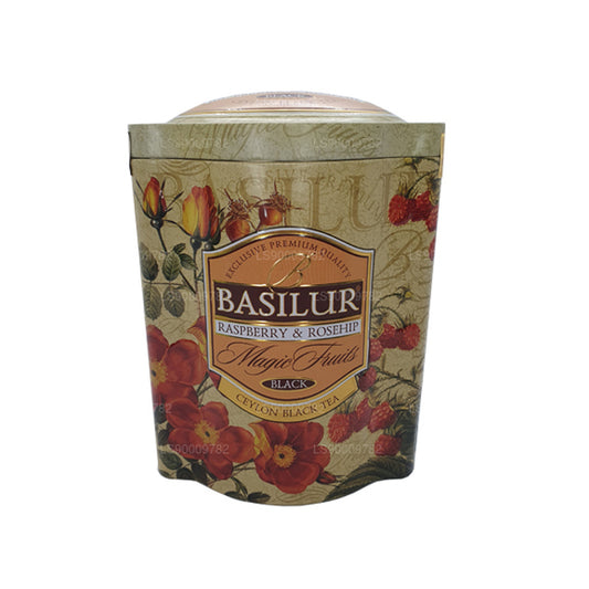 Basilur Magic Fruits Raspberry and Rosehip (100g) Tin Caddy
