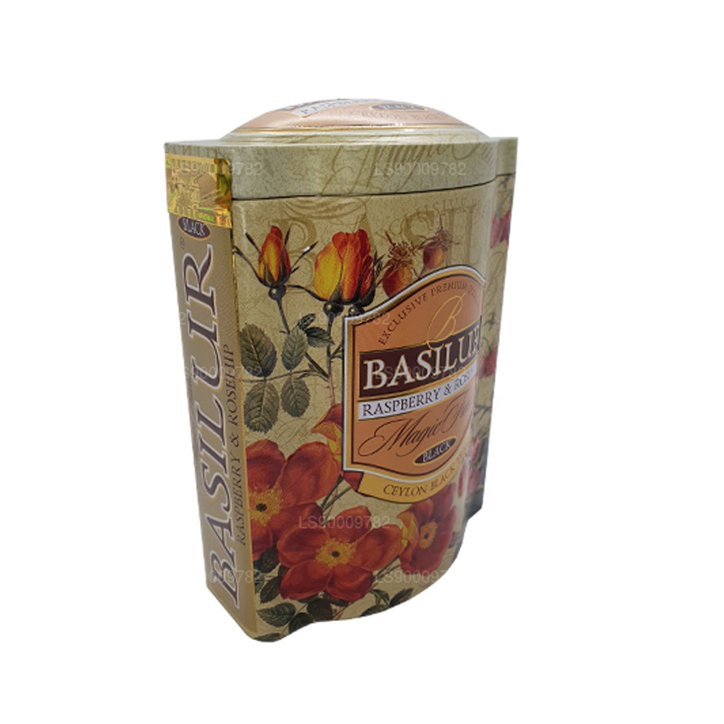 Basilur Magic Fruits Raspberry and Rosehip (100g) Tin Caddy