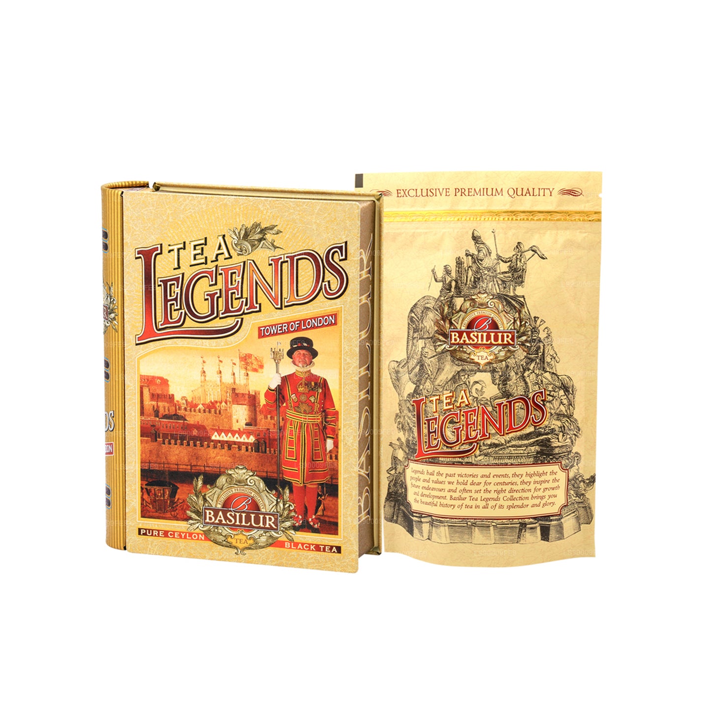 Basilur Tea Book "Tea Legends - Tower of London" (100g) Caddy