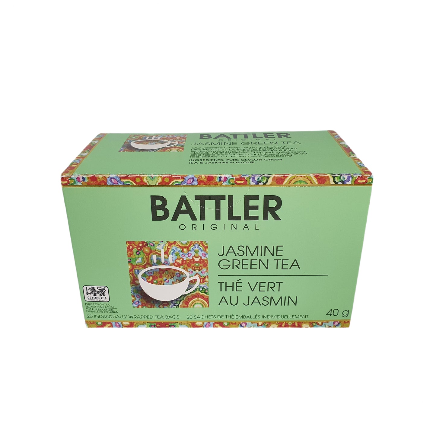 Battler Original Jasmine Green Tea (40g) 20 Tea Bags