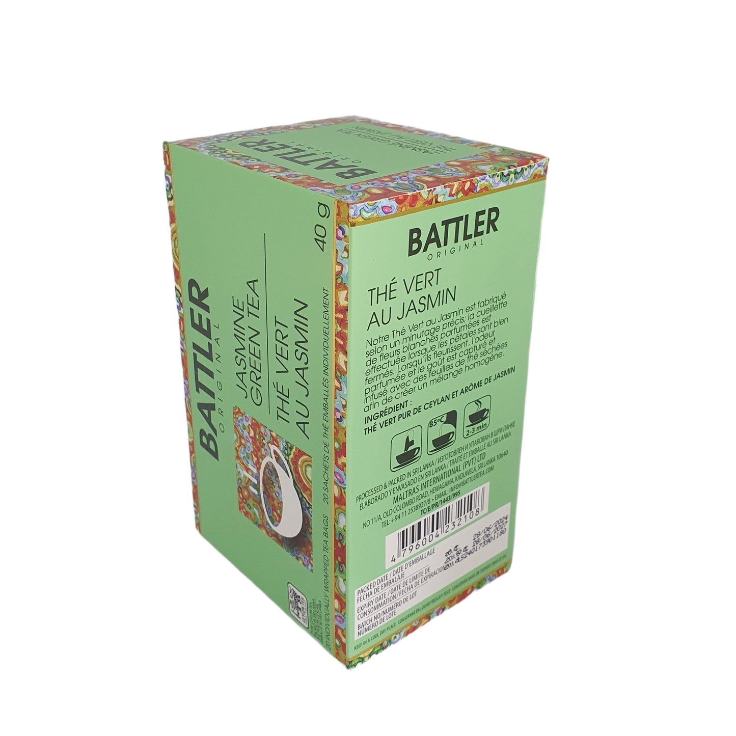 Battler Original Jasmine Green Tea (40g) 20 Tea Bags