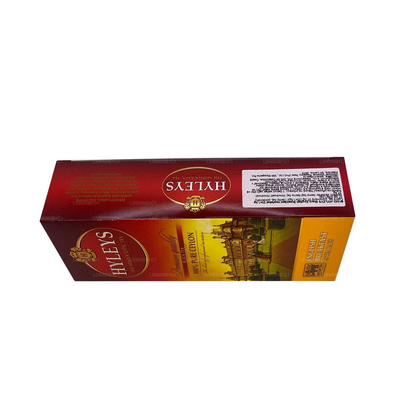 Hyleys Black English Breakfast Tea (37.5g) 25 Tea Bags