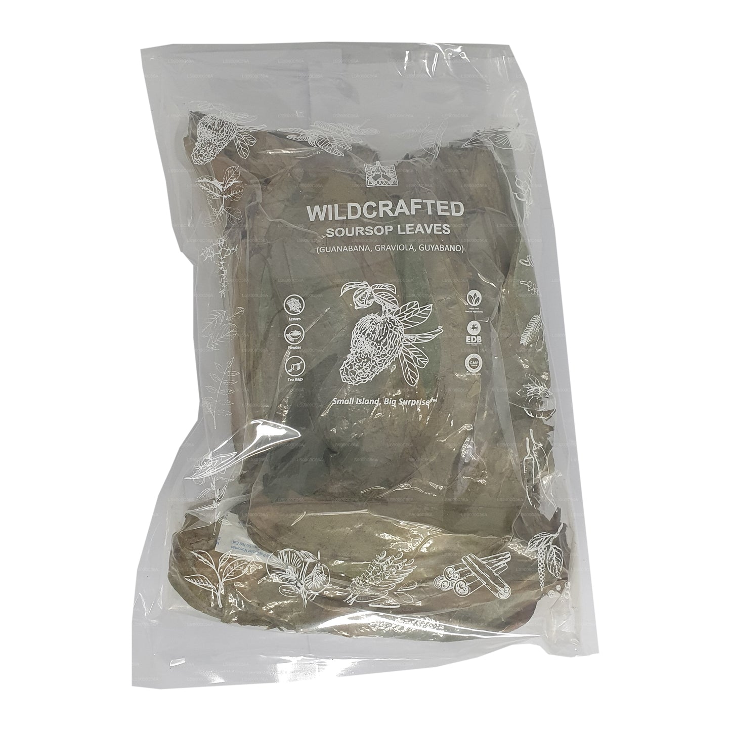 Lakpura® Wildcrafted Soursop (Guanabana, Graviola, Guyabano) Dehydrated Leaves Whole