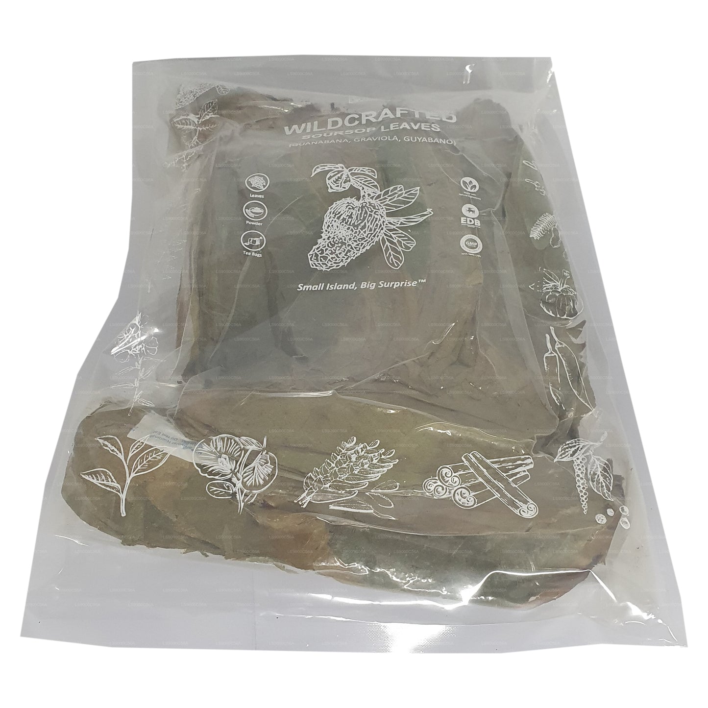 Lakpura® Wildcrafted Soursop (Guanabana, Graviola, Guyabano) Dehydrated Leaves Whole
