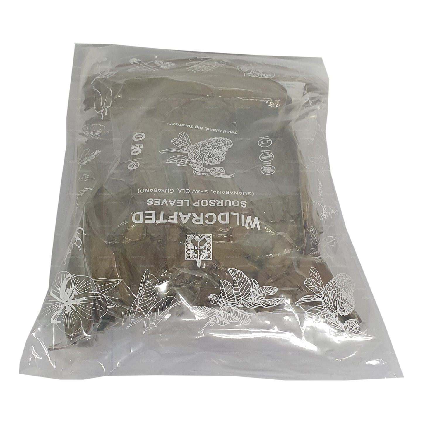 Lakpura® Wildcrafted Soursop (Guanabana, Graviola, Guyabano) Dehydrated Leaves Whole