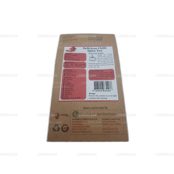 Lifetone Chilli Tea ( Red) (40g) 20 Tea Bags