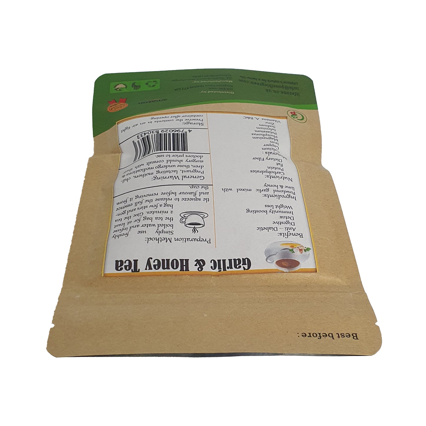 Lifetone Garlic Honey Tea (40g) 20 Tea Bags