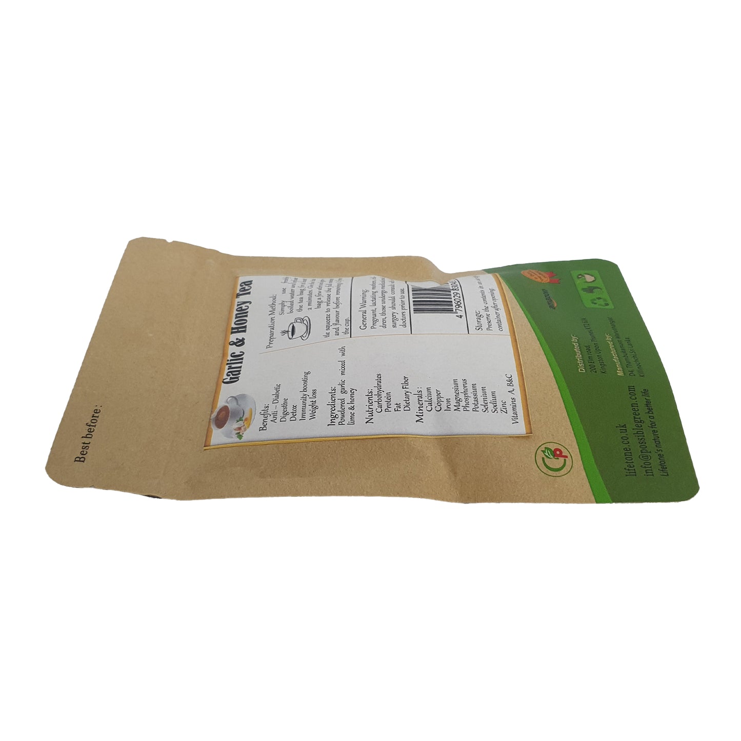 Lifetone Garlic Honey Tea (40g) 20 Tea Bags