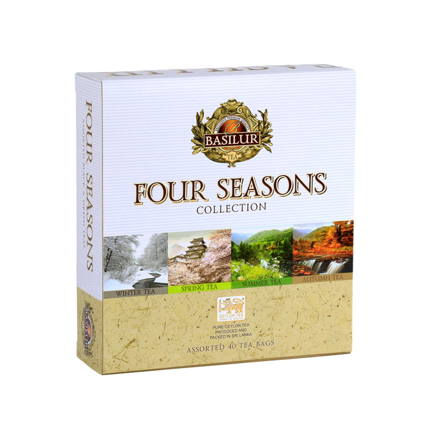 Basilur "Four Seasons Assorted" (70g) 40 Enveloped Tea Bags