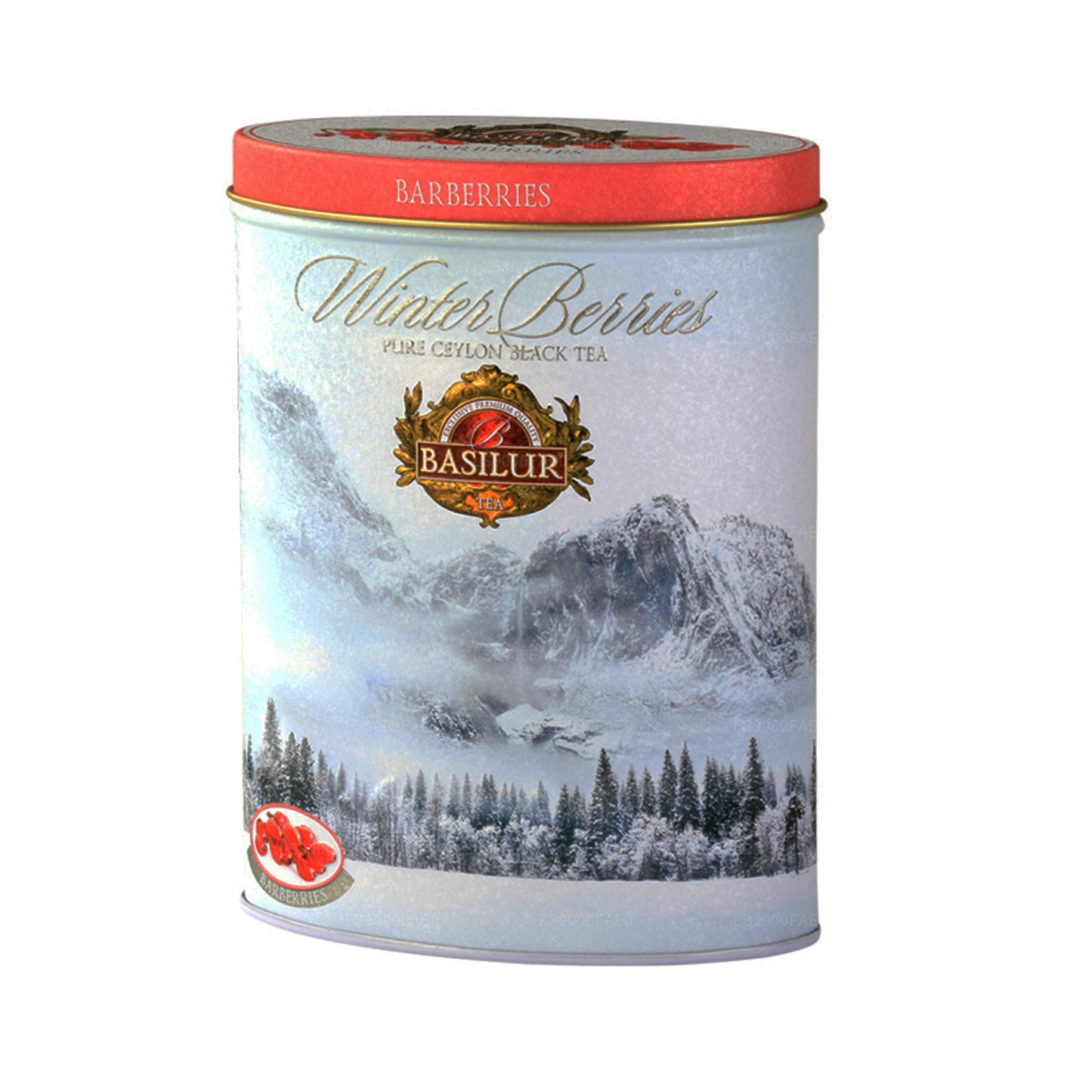 Basilur Winter Berries "Barberries" (100g) Tin