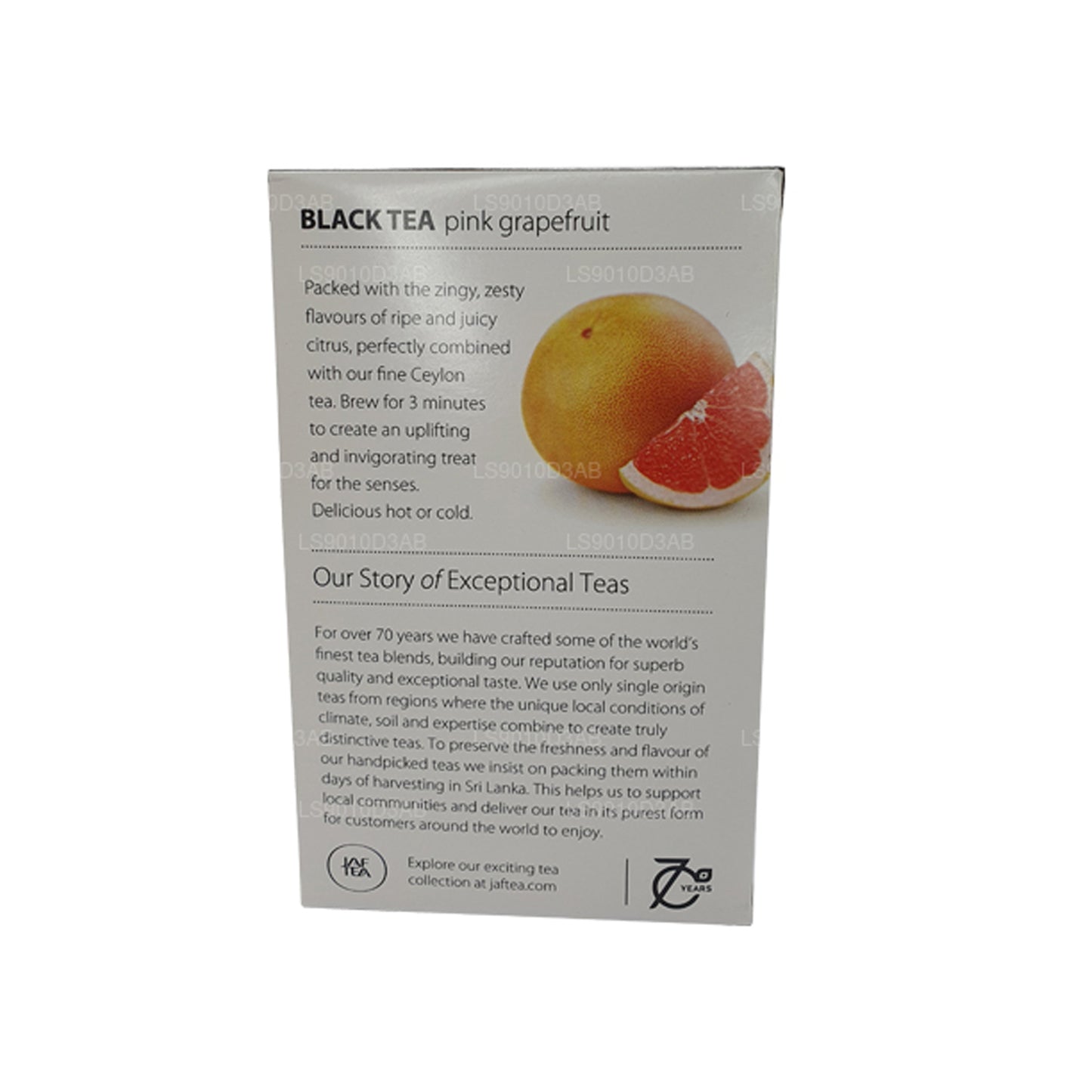Jaf Tea Pink Grapefruit Black Tea (30g) Foil Envelope Tea Bags