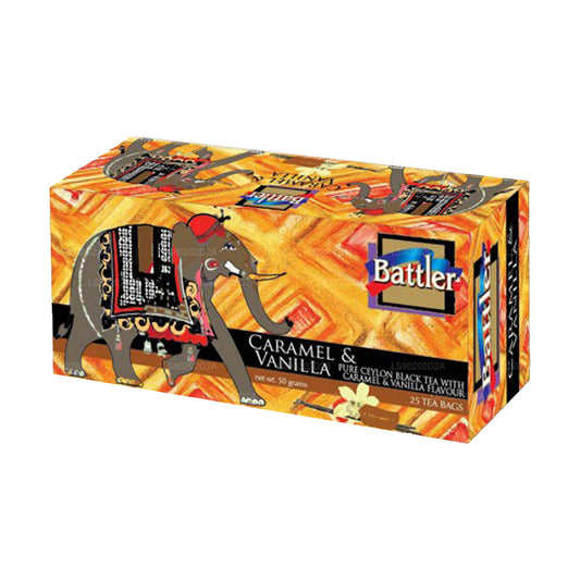 Battler Black Tea With Caramel & Vanilla (50g) 25 Tea Bags