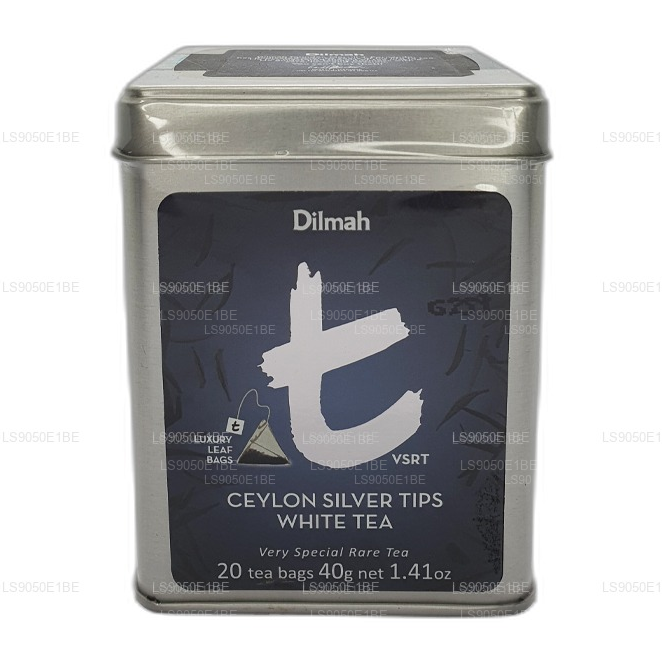 Dilmah Ceylon Silver Tips White Tea (40g) Caddy 20 Tea Bags